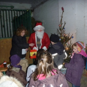 Weihnachtsfeier bei den Pferden