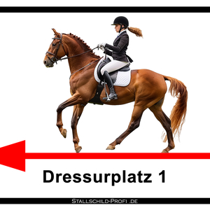 Dressurplatzbeschilderung