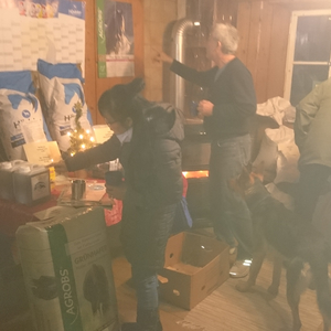 Begrüßungskomitee bei der Eröffnung